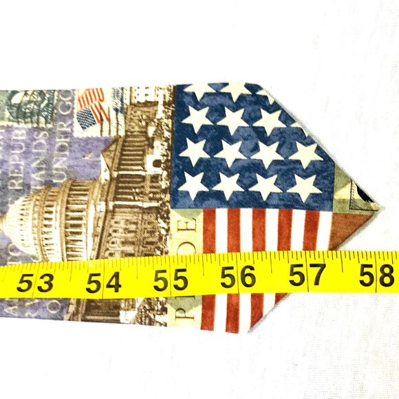 Eagles Wings Tie USA Flag Capitol Constitution Stamps Government History July 4 - Picture 9 of 9